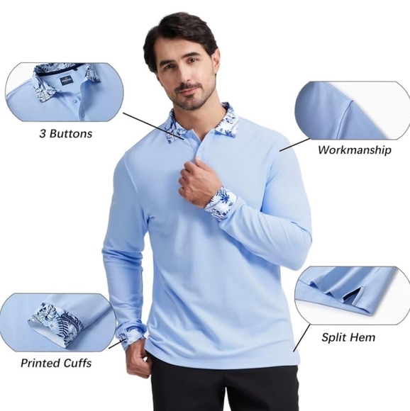 VEBOON Breathable POLO SHIRT - Picture 6 of 9